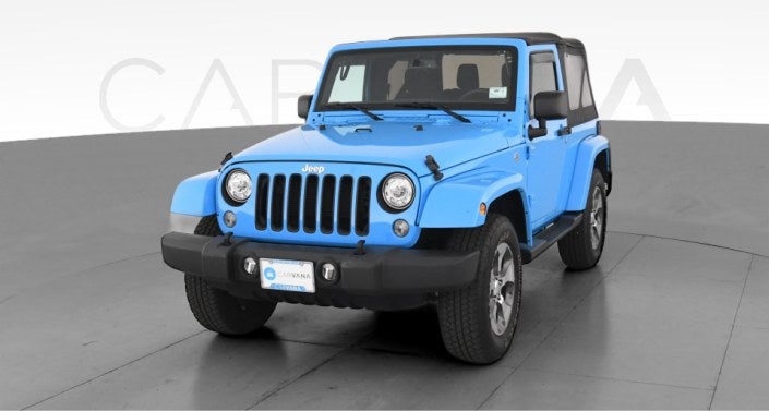 blue jeep rubicon