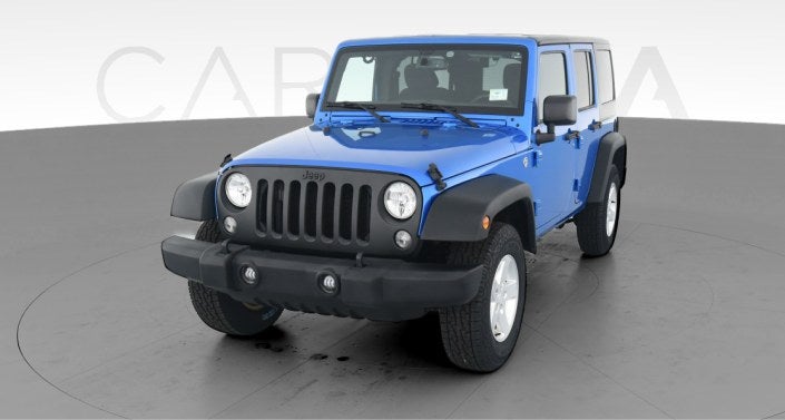 blue jeep rubicon
