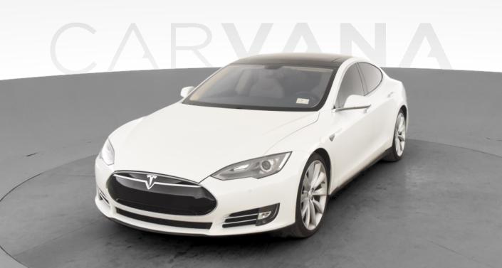 Used Black White Tesla Model S Sedans With Leather Interior For Sale Online Carvana