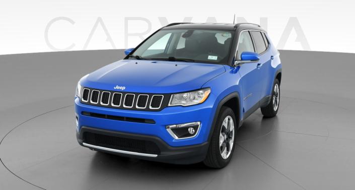 Used 17 18 Blue Jeep Compass With Automatic For Sale Online Carvana