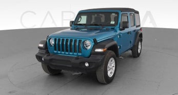 Used Blue Jeep Wrangler Unlimited For Sale Online Carvana