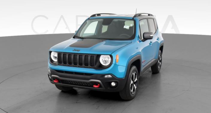 Used Blue Jeep Renegade Gas Rubicon Trailhawk For Sale Online Carvana