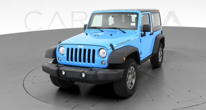 Used 17 Blue Jeep Wrangler With Awd For Sale Online Carvana