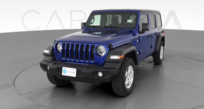 Used Blue Jeep Wrangler Unlimited For Sale Online Carvana