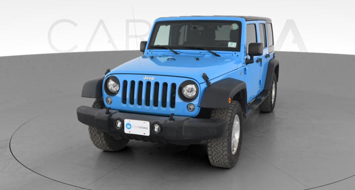 Used Blue Jeep Wrangler Unlimited For Sale Online Carvana