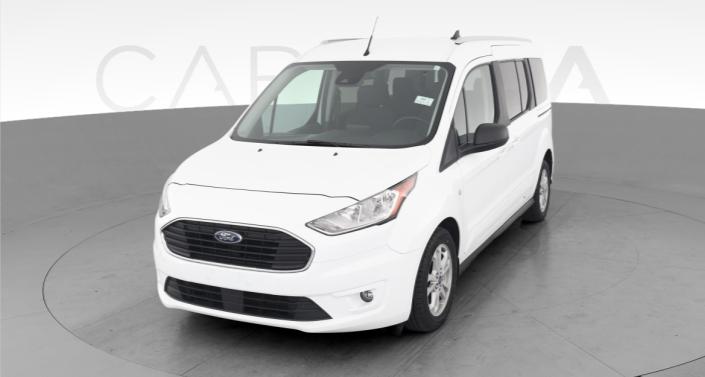 white ford minivan