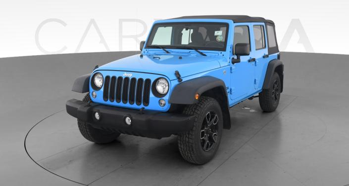 Used Blue Jeep Wrangler Unlimited For Sale Online Carvana