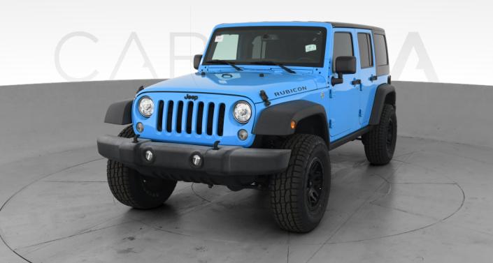 Used Blue Jeep Wrangler Unlimited For Sale In Denver Co Carvana