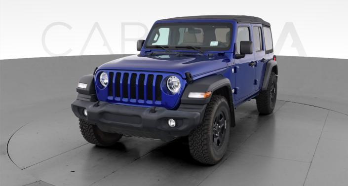 Used Blue Jeep Wrangler Unlimited For Sale Online Carvana