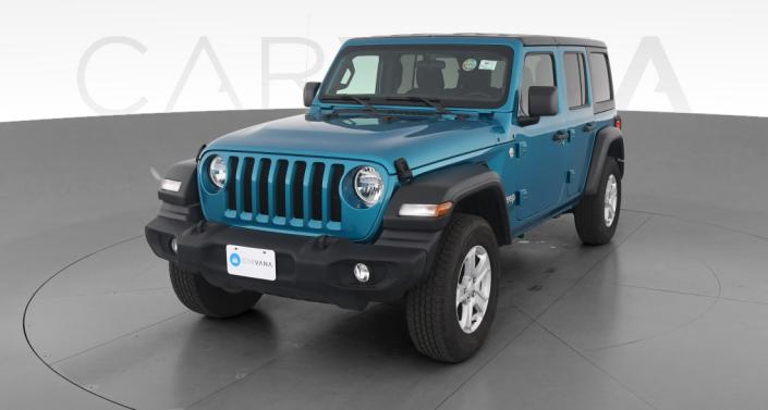 Used Blue Jeep Wrangler Unlimited For Sale Online Carvana