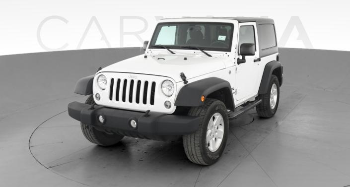 2 door white wrangler