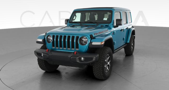 Used Blue Jeep Wrangler Unlimited For 