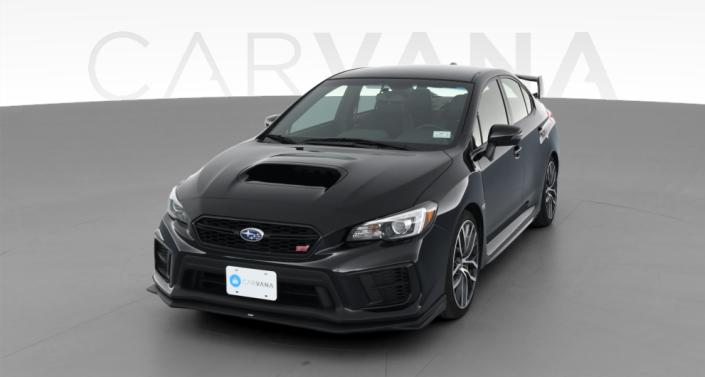 black subaru wrx sti hatchback