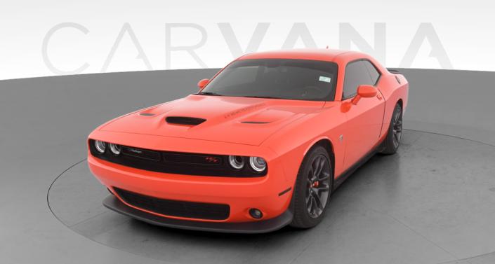 Used Orange Dodge Challenger R/T Scat Pack For Sale Online | Carvana