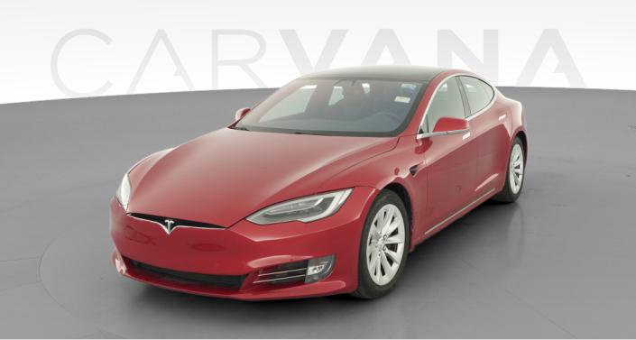 2017 Tesla Model S 75 in Red Multi-Coat — photo 1