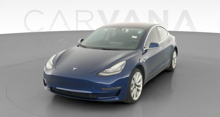 2019 Tesla Model 3 Mid Range Rear-Wheel Drive in Blue — photo 1