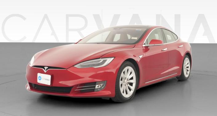 2016 Tesla Model S 75D in Red — photo 1