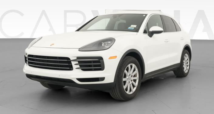 Used Porsche Cayenne with Leather Interior in white for Sale