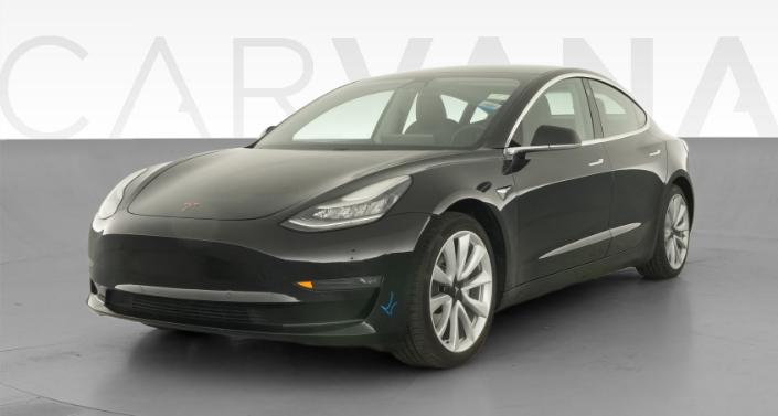 2019 Tesla Model 3 Long Range All-Wheel Drive in Solid Black — photo 1