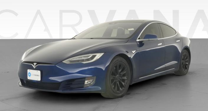 2016 Tesla Model S 90D in Blue — photo 1