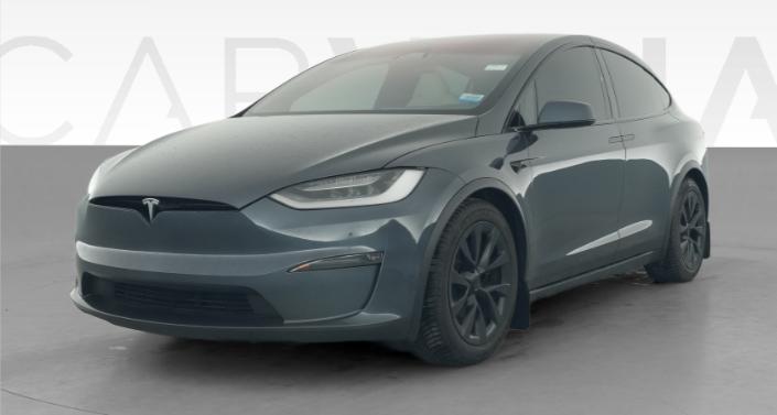 2023 Tesla Model X Long Range in Midnight Silver Metallic — photo 1