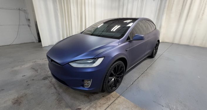 2020 Tesla Model X Long Range Plus in Blue — photo 1