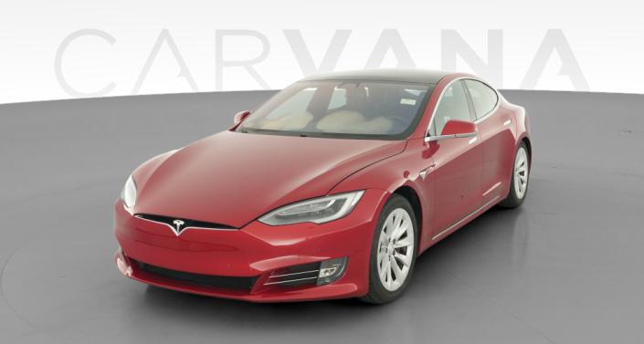 2017 Tesla Model S 100D Long Range in Red Multi-coat — photo 1