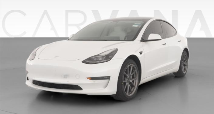 2022 Tesla Model 3 Long Range All-Wheel Drive in White — photo 1
