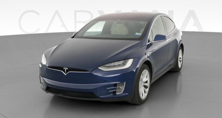 2020 Tesla Model X Long Range Plus in Blue — photo 1