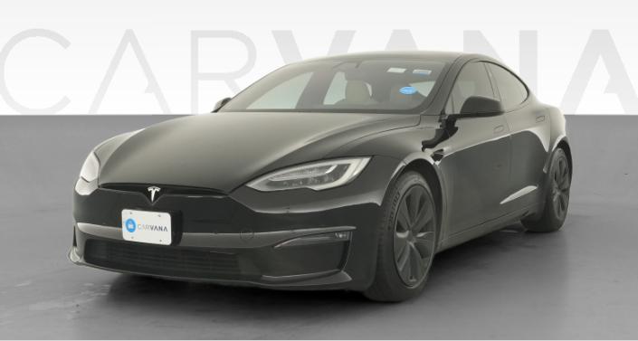 2021 Tesla Model S Long Range in Solid Black — photo 1