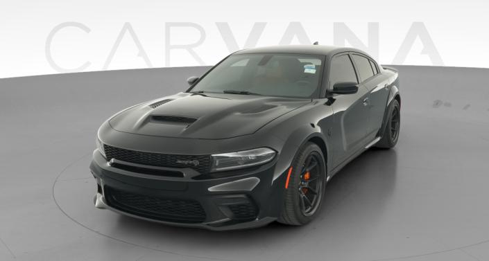 Used Dodge Charger with eight cylinders in black for Sale Online