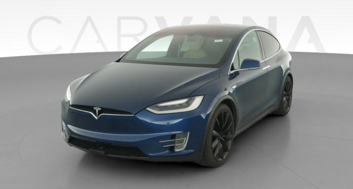 2016 Tesla Model X 90D in Blue — photo 1