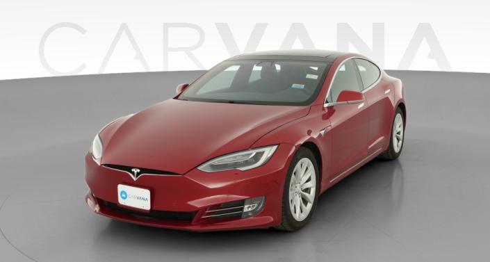 2017 Tesla Model S 90D in Red Multi-coat — photo 1