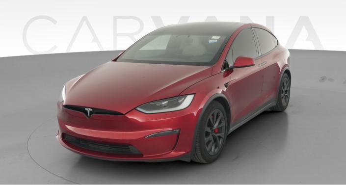 2024 Tesla Model X Plaid in Red — photo 1