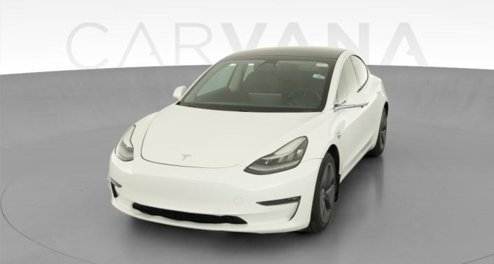 2020 Tesla Model 3 Long Range All-Wheel Drive in Pearl White — photo 1