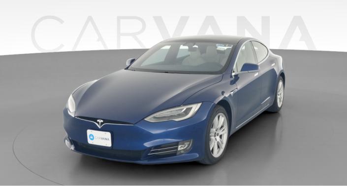 2020 Tesla Model S Long Range Plus in Deep Blue Metallic — photo 1