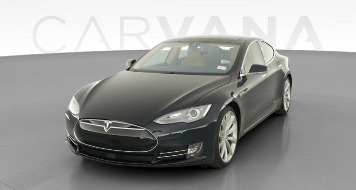2015 Tesla Model S 85 in Blue — photo 1