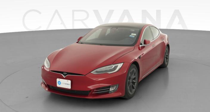 2018 Tesla Model S 75D in Red Multi-Coat — photo 1