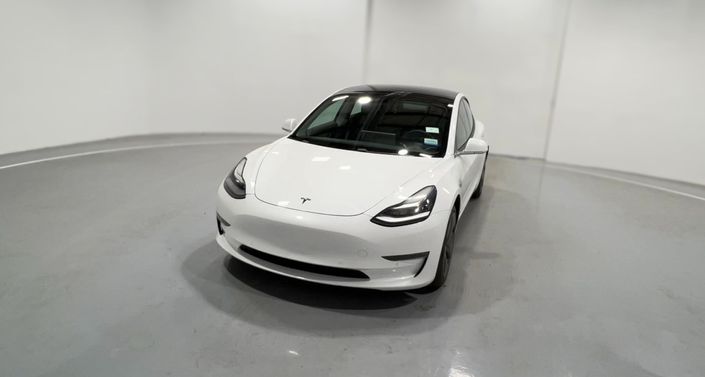 2020 Tesla Model 3 Long Range All-Wheel Drive in Pearl White Multi-Coat — photo 1