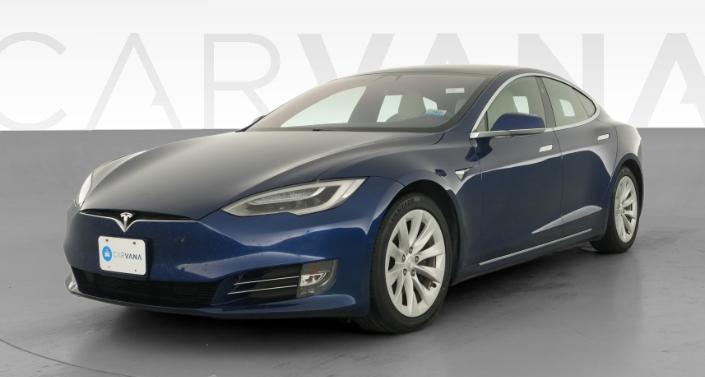 2020 Tesla Model S Long Range Plus in Deep Blue Metallic — photo 1