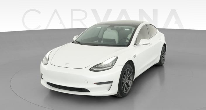 2019 Tesla Model 3 Standard Range in Pearl White Multi-Coat — photo 1