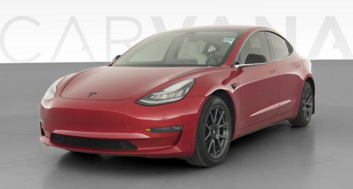 2019 Tesla Model 3 Standard Range Plus in Red — photo 1