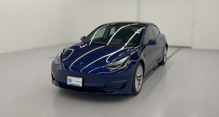 2022 Tesla Model 3 Rear-Wheel Drive in Deep Blue Metallic — photo 1