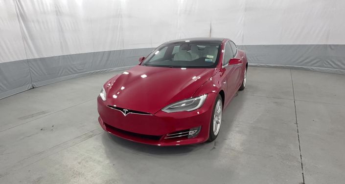 2021 Tesla Model S Performance in Red Multi-coat — photo 1
