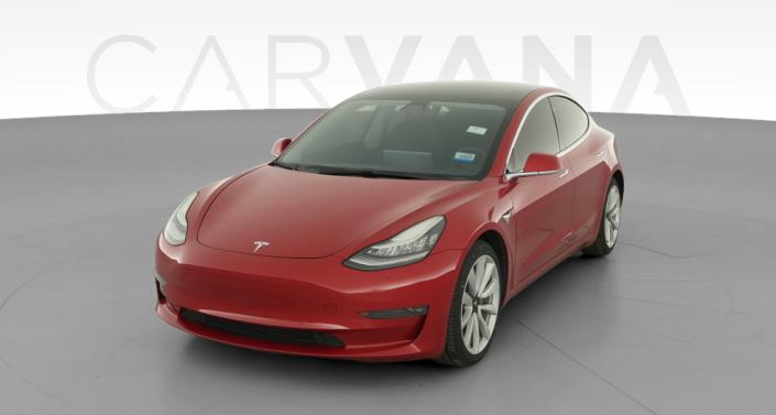 2020 Tesla Model 3 Long Range AWD Red