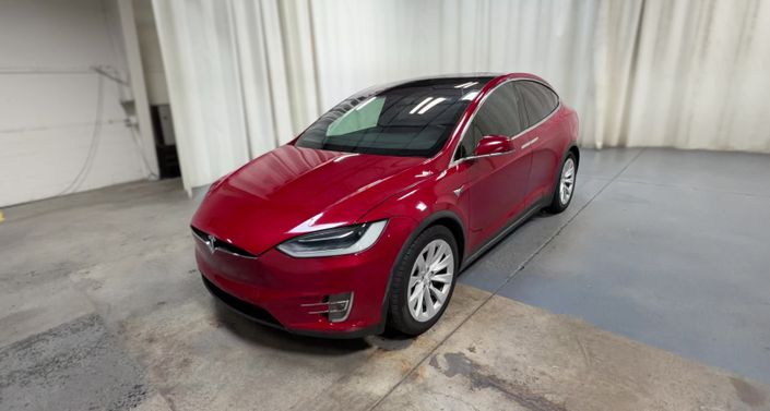 2019 Tesla Model X 100D Long Range in Red Multi-coat — photo 1