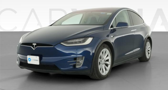 2017 Tesla Model X 75D in Deep Blue Metallic — photo 1