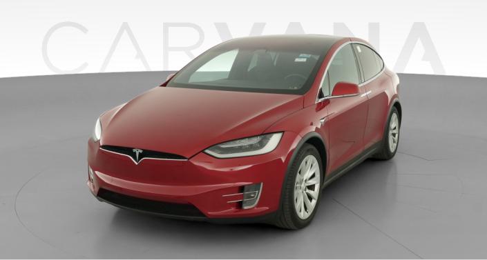 2017 Tesla Model X 75D in Red — photo 1
