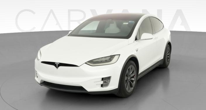 2018 Tesla Model X 75D in Pearl White Multi-coat — photo 1
