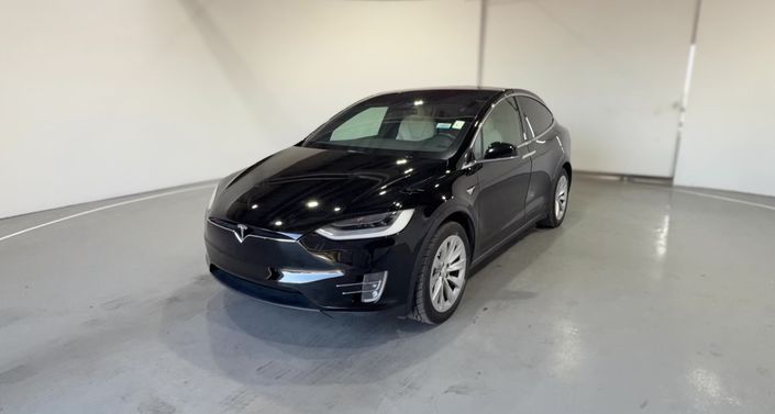 2020 Tesla Model X Performance in Solid Black — photo 1